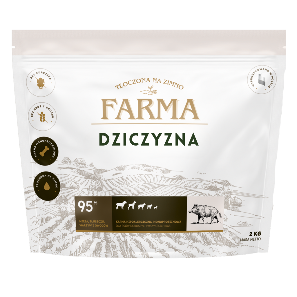 Farma Tłoczona na Zimno Dziczyzna 12kg