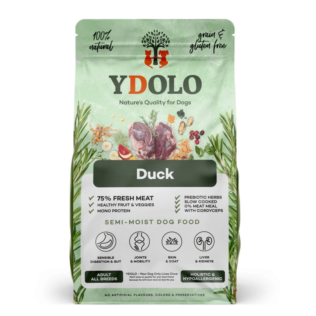 YDOLO Duck kaczka karma półwilgotna dla psa 2,5kg