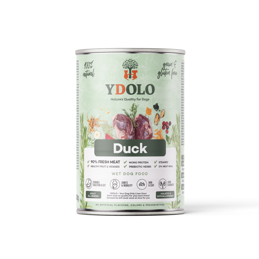 YDOLO Duck - kaczka - mokra karma dla psa (400g)