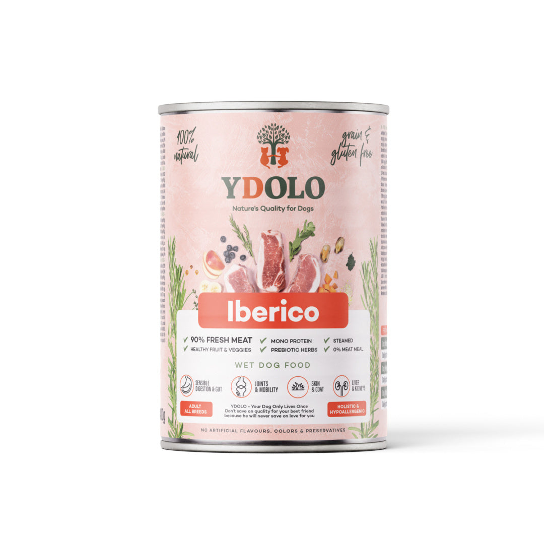 YDOLO Iberico - wieprzowina Iberico - mokra karma dla psa (400g)