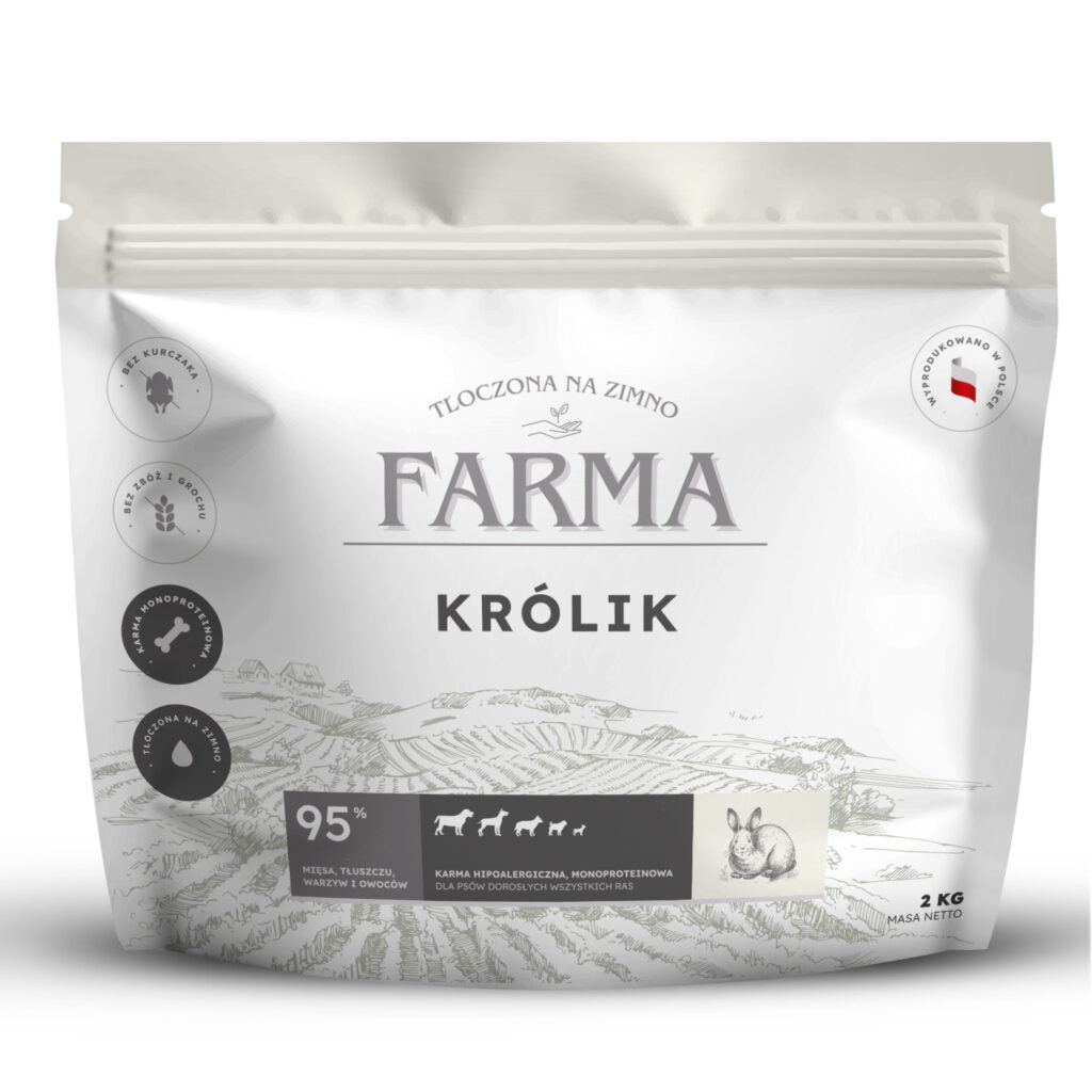 Farma Tłoczona na Zimno Królik 12kg